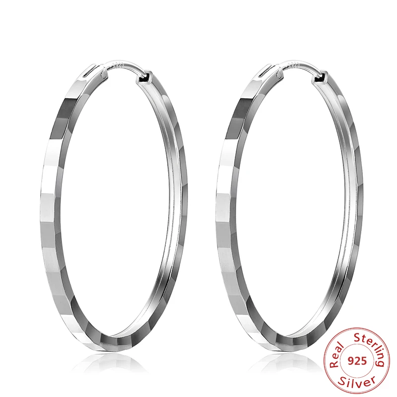 Diameter 3cm Smooth Round Creole Big Hoop earings 925 Sterling Silver Stamped Prata Princo Fashion New Jewelry Accessories
Diameter 3cm Smooth Round Creole Big Hoop earings 925 Sterling Silver Stamped Prata Princo Fashion New Jewelry Accessories