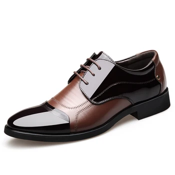 2019 Men Dress Shoes Leather Oxford Shoes For Men Lace Up New Business Formal Men Shoes Brand Men Wedding Shoes
2019 Men Dress Shoes Leather Oxford Shoes For Men Lace Up New Business Formal Men Shoes Brand Men Wedding Shoes