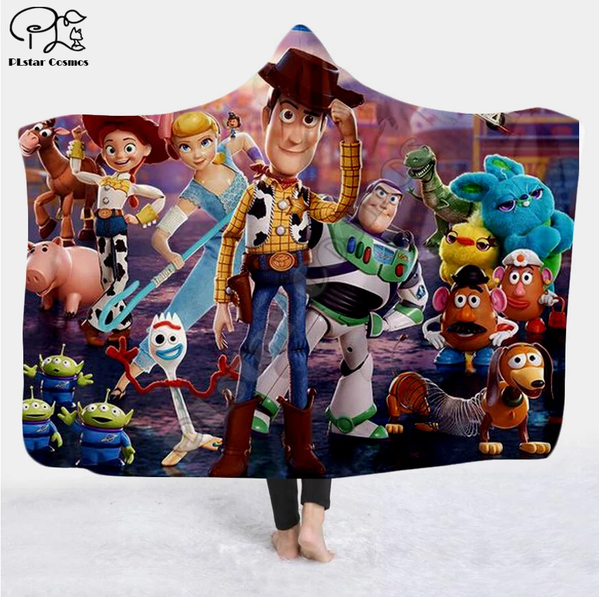 Cartoon Paintings Toy story 4 Blanket Hooded Blanket 3D full print Wearable Blanket Adults men women Blanket style-2
Cartoon Paintings Toy story 4 Blanket Hooded Blanket 3D full print Wearable Blanket Adults men women Blanket style-2