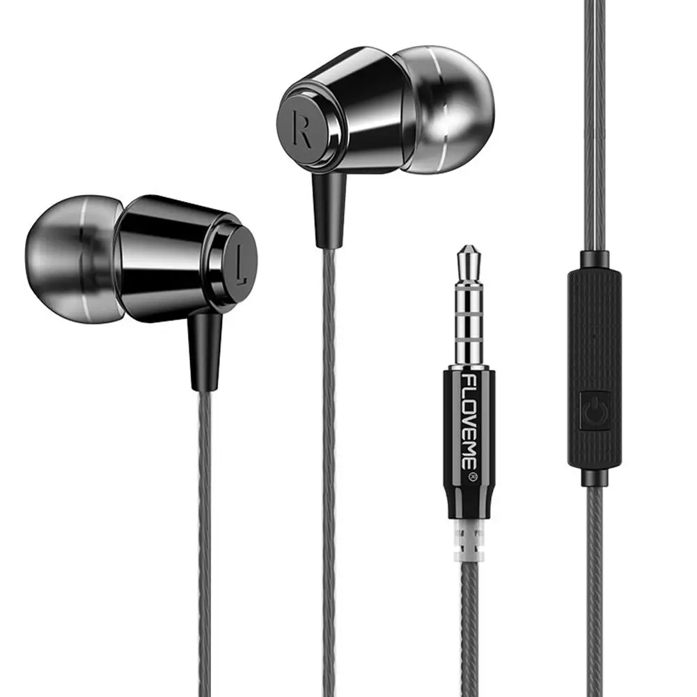 Floveme In-Ear Wired Bass Stereo Earphone Volume Control Headphone with Mic 2019NEW
Floveme In-Ear Wired Bass Stereo Earphone Volume Control Headphone with Mic 2019NEW