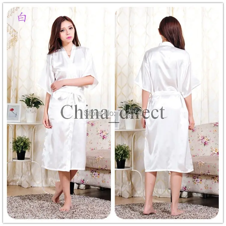 Unisex mens womens Solid plain rayon silk Robe Pajama Lingerie Nightdress Bathrobe Kimono Gown pjs Women Dress 7 colors #3749
Unisex mens womens Solid plain rayon silk Robe Pajama Lingerie Nightdress Bathrobe Kimono Gown pjs Women Dress 7 colors #3749