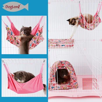 

DogLemi Cat Beds Mats Fish Design Cotton Canvas Portable Pet Tent for indoor cats cat bed dropship JUN11