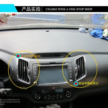 For Kia Sportage 2011 2012 2013 2014 2015 ABS Chrome Interior Air Conditioning AC vent Outlet Speaker Cover Dashboard Trims 6Pcs
For Kia Sportage 2011 2012 2013 2014 2015 ABS Chrome Interior Air Conditioning AC vent Outlet Speaker Cover Dashboard Trims 6Pcs
