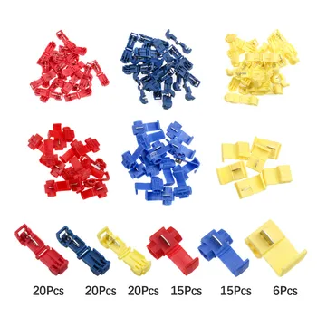 96PCS Insulated Quick Splice Wire Connector Crimp Terminals 22-10 AWG Kit Assorted Cable Connectors Terminal
96PCS Insulated Quick Splice Wire Connector Crimp Terminals 22-10 AWG Kit Assorted Cable Connectors Terminal