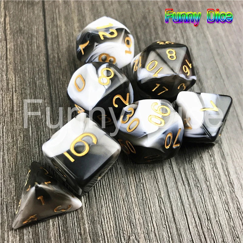 Nebula Mixed-color Dice Set 7pcs/Set DRPG Dnd Double Color D4 D6 D8 D10 D12 D20 Dice Set Plastic Stress Relief Toys DICE 7color
Nebula Mixed-color Dice Set 7pcs/Set DRPG Dnd Double Color D4 D6 D8 D10 D12 D20 Dice Set Plastic Stress Relief Toys DICE 7color