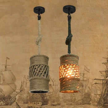 American country industrial hemp retro round bar pendant lights personality dining room decoration loft pendant lamp ZZP727S
American country industrial hemp retro round bar pendant lights personality dining room decoration loft pendant lamp ZZP727S