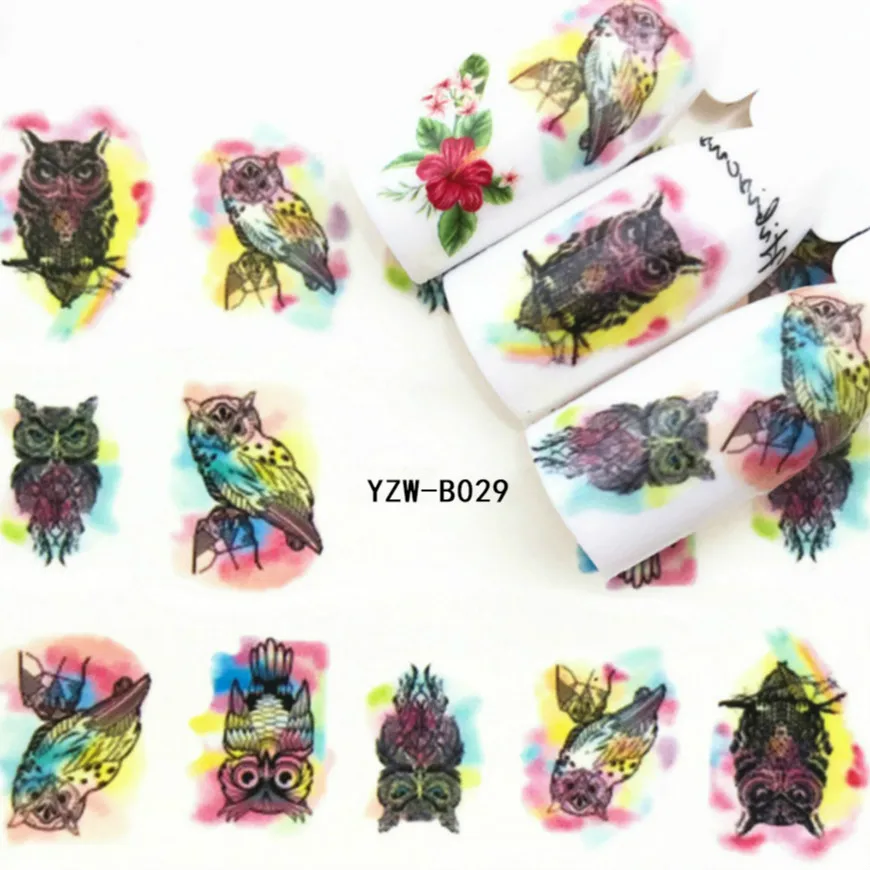2018 HOT Colorful Owl Nail Sticker Butterfly Flower Water Transfer Decal Sliders for Nail Art Decoration Tattoo ManicurTLY22 #22
2018 HOT Colorful Owl Nail Sticker Butterfly Flower Water Transfer Decal Sliders for Nail Art Decoration Tattoo ManicurTLY22 #22