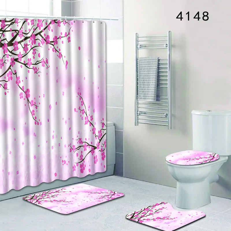 Fantasy Flowers Waterproof Bathroom Shower Curtain Set Toilet Mat Accessories Carpet Bathroom in Bath Mats 180*180cm Dropshiping
Fantasy Flowers Waterproof Bathroom Shower Curtain Set Toilet Mat Accessories Carpet Bathroom in Bath Mats 180*180cm Dropshiping
