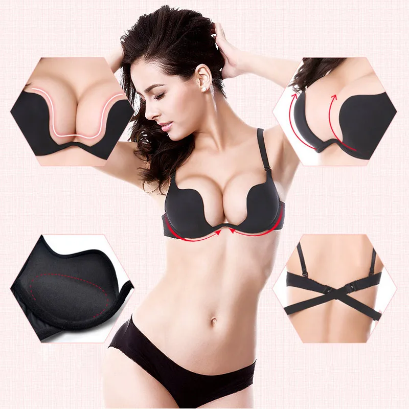 2018 Sexy DIY Bra Deep U Push Up Women Lingerie U Bra Backless Underwear Sexy Bras Intimates Bras Female Brassiere brasier mujer
2018 Sexy DIY Bra Deep U Push Up Women Lingerie U Bra Backless Underwear Sexy Bras Intimates Bras Female Brassiere brasier mujer