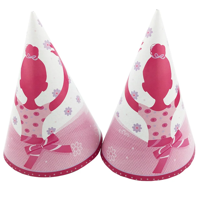 6pcs/lot New arrive cute Ballet girl Cartoon hats birthday paper hats for kids Girls happy birthday party supplies&decor
6pcs/lot New arrive cute Ballet girl Cartoon hats birthday paper hats for kids Girls happy birthday party supplies&decor