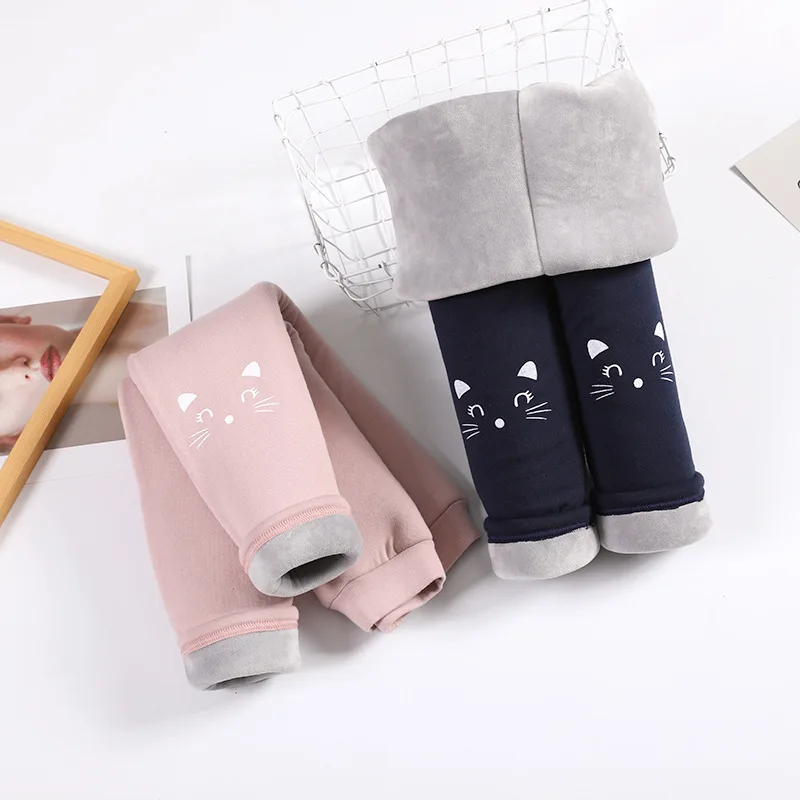 Fashon Girls Plus Velvet Trousers Cartoon Leggings Thick Pant Three-layer High Quality Cotton Baby Warm Pants Cats Pattern
Fashon Girls Plus Velvet Trousers Cartoon Leggings Thick Pant Three-layer High Quality Cotton Baby Warm Pants Cats Pattern