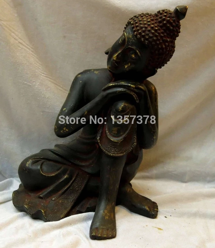 shitou 005513 12" Old Tibet bronze gild carved Buddhism fine meditate buddha Sculpture Statue
shitou 005513 12" Old Tibet bronze gild carved Buddhism fine meditate buddha Sculpture Statue