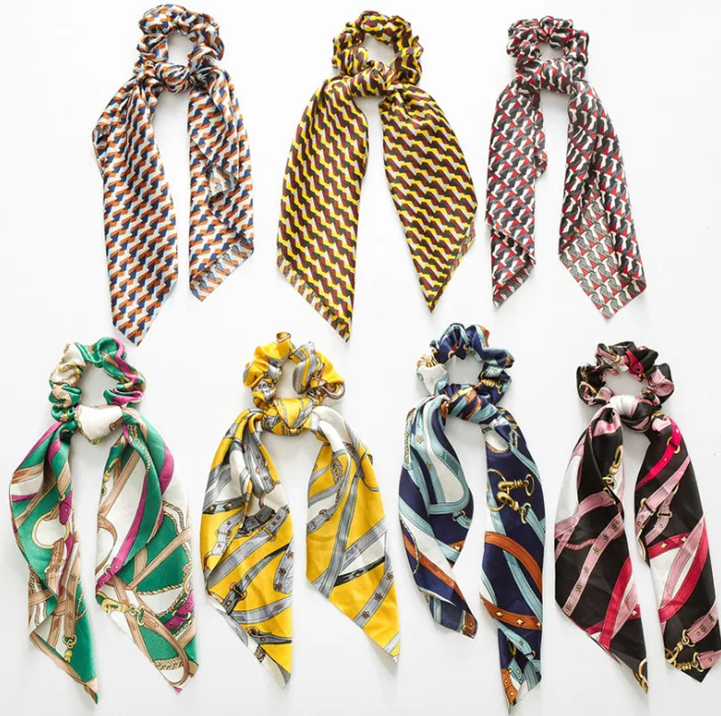 Hair Scarf for Women Scrunchie Ladies Elastic Hair Bands Chiffon Streamers Scrunchies Headwear Girls Hair Accessories Tie 2019
Hair Scarf for Women Scrunchie Ladies Elastic Hair Bands Chiffon Streamers Scrunchies Headwear Girls Hair Accessories Tie 2019