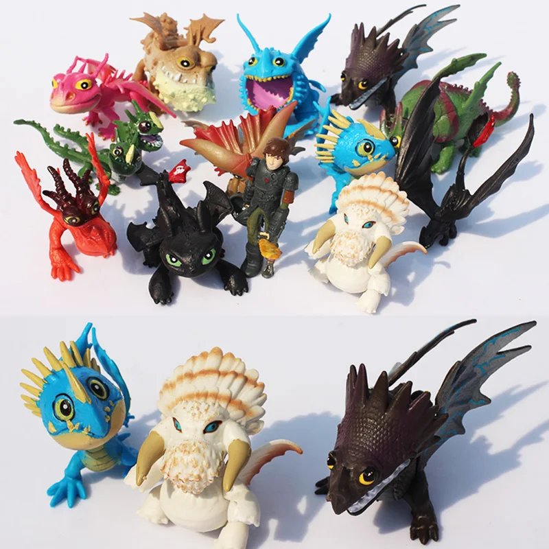 13pcs How To Train Your Dragon 2 PVC Toothless Night Action Figure Toy Deadly Nadder Hageffen Gronckle Collectible Toy For Gift
13pcs How To Train Your Dragon 2 PVC Toothless Night Action Figure Toy Deadly Nadder Hageffen Gronckle Collectible Toy For Gift