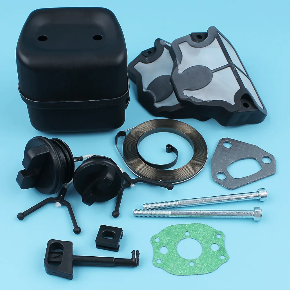 Muffler Exhaust Air Filter Oil Fuel Cap Kit For Husqvarna 137 142 Chainsaw Recoil Starter Spring Choke Rod Carburetor Gasket
Muffler Exhaust Air Filter Oil Fuel Cap Kit For Husqvarna 137 142 Chainsaw Recoil Starter Spring Choke Rod Carburetor Gasket