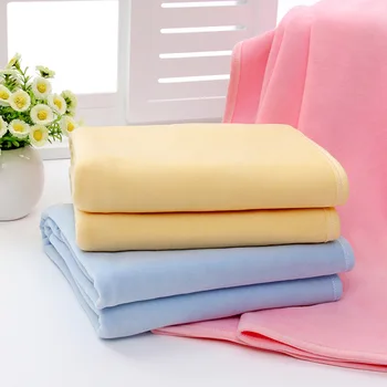 Cotton Double layer Velvet fabric Baby Bath Towel Solid 80cmx100cm Blue
Cotton Double layer Velvet fabric Baby Bath Towel Solid 80cmx100cm Blue