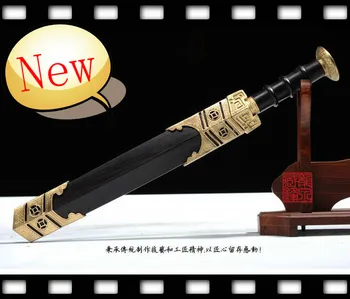 Hand Grinding Folded Pattern Steel Blade Very sharp/Copper Knife fitted Top Quallty Collection Chinese Kungfu sword Han Jian
Hand Grinding Folded Pattern Steel Blade Very sharp/Copper Knife fitted Top Quallty Collection Chinese Kungfu sword Han Jian