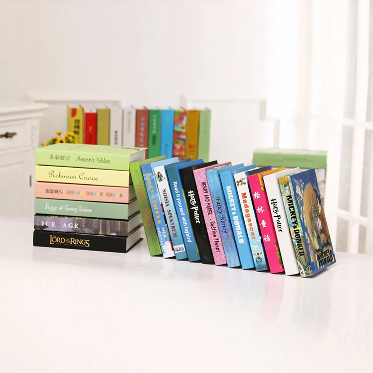 Cartoon children room simulation book clothing store decoration study props Fake Book of photogr
Cartoon children room simulation book clothing store decoration study props Fake Book of photogr