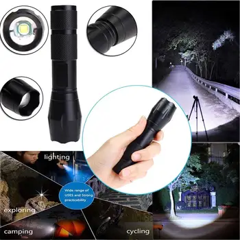 SKYWOLFEY 3800LM T6 LED Zoomable Focus 18650 Flashlight Torch Lamp Light outdoor flash speedlights hunting flashlights
SKYWOLFEY 3800LM T6 LED Zoomable Focus 18650 Flashlight Torch Lamp Light outdoor flash speedlights hunting flashlights