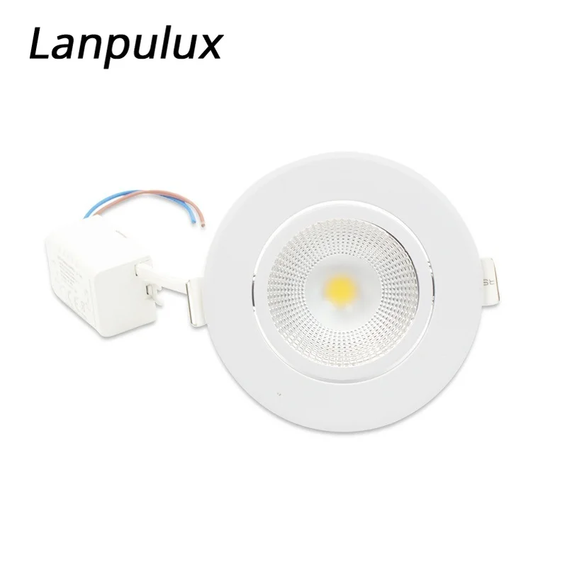 Lanpulux 5W Round Recessed Downlights 100-240V 75mm Cut Hole Angle Adjustable Ceiling Downlight Living Room Indoor Lighting
Lanpulux 5W Round Recessed Downlights 100-240V 75mm Cut Hole Angle Adjustable Ceiling Downlight Living Room Indoor Lighting