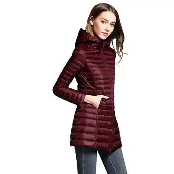 Spring Autumn Women's Long Jacket Coat Parka Simple Quilted Windproof Winter Warm White Duck Down Jacket Plus Size 4XL 5XL 6XL
Spring Autumn Women's Long Jacket Coat Parka Simple Quilted Windproof Winter Warm White Duck Down Jacket Plus Size 4XL 5XL 6XL