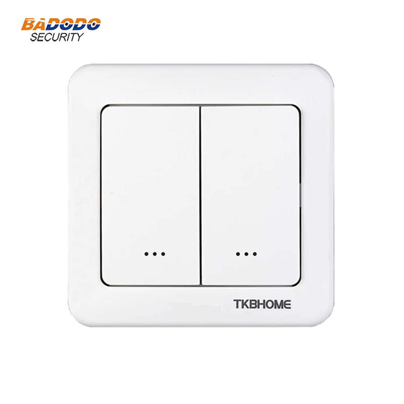 TKB Home Z-Wave Plus dual wall ON/OFF switch with Dual Paddle TZ36D 80x80mm type Max load 1380W for light control
TKB Home Z-Wave Plus dual wall ON/OFF switch with Dual Paddle TZ36D 80x80mm type Max load 1380W for light control