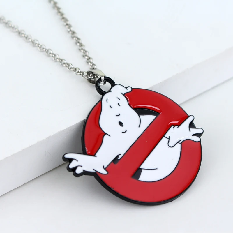 Movie Ghostbusters Logo Necklaces Figure Pendant Red White Enamel Ghost Kitsch Choker Necklace for Women Men Jewelry accessories
Movie Ghostbusters Logo Necklaces Figure Pendant Red White Enamel Ghost Kitsch Choker Necklace for Women Men Jewelry accessories