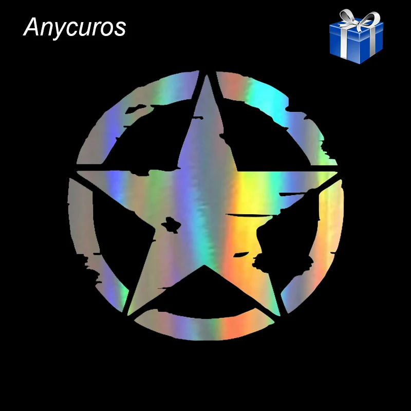 Фото Anycuros армейские Звездные графические наклейки мотоциклетные виниловые на машину