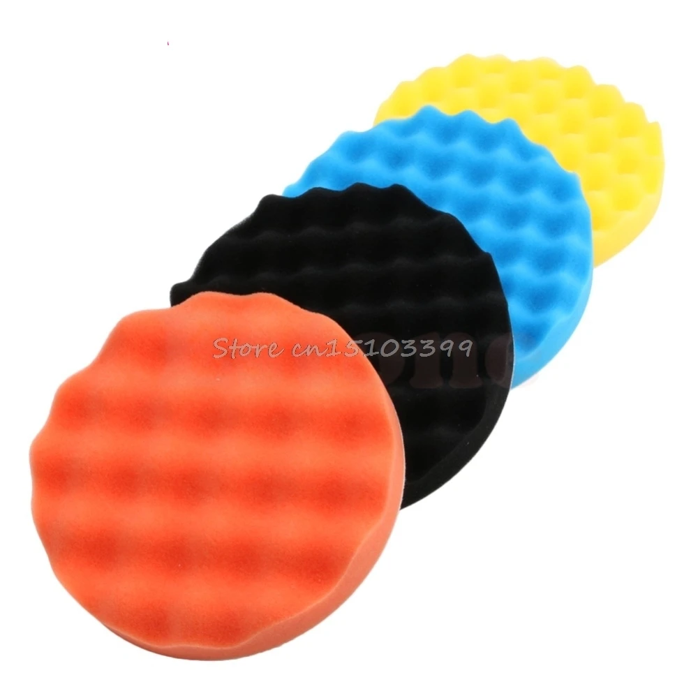 4Pcs 5 inch (125mm) Buffing Polishing Sponge Pads Kit For Car Polisher Buffer Drop ship
4Pcs 5 inch (125mm) Buffing Polishing Sponge Pads Kit For Car Polisher Buffer Drop ship