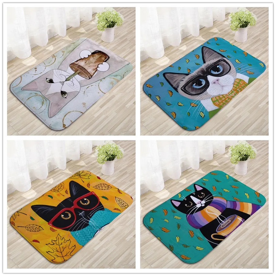 FOKUSENT Anti- Slip Welcome Floor Mats Cute Cartoon Lovely Cat Hallway Kitchen Rug Decoration Stair Carpets Light Thin Craft Rug
FOKUSENT Anti- Slip Welcome Floor Mats Cute Cartoon Lovely Cat Hallway Kitchen Rug Decoration Stair Carpets Light Thin Craft Rug