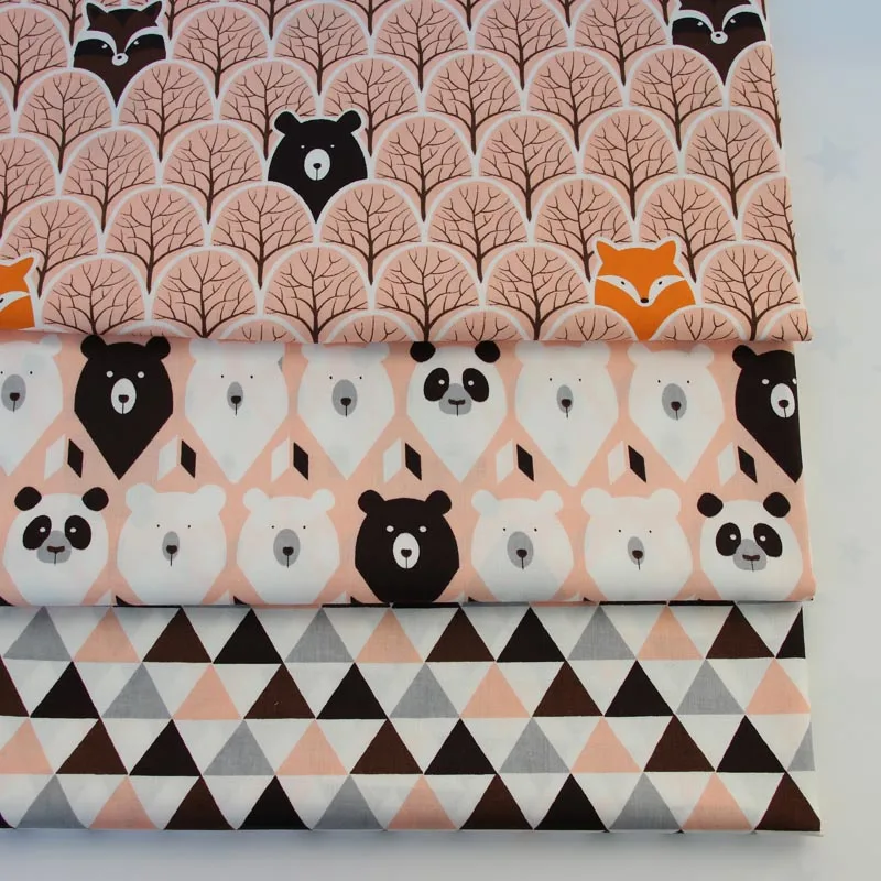 Syunss Cartoon Jungle Bear Printed 100% Cotton Fabric Meters for Patchwork Quilting Baby Cribs Cushions Blanket Sewing Material
Syunss Cartoon Jungle Bear Printed 100% Cotton Fabric Meters for Patchwork Quilting Baby Cribs Cushions Blanket Sewing Material