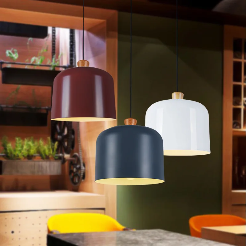 Nordic Industrial Style Pendant Lamp Warehouse Bar West Restaurant Led Single Head Pendant lamp A206