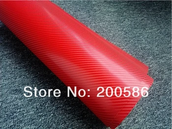 Gloss Red 4D Carbon Fiber Vinyl For Car wrapping Carbon Fibre Wrap Film with Air Bubble Free Like Realistic Carbon 1.52*30m/Roll
Gloss Red 4D Carbon Fiber Vinyl For Car wrapping Carbon Fibre Wrap Film with Air Bubble Free Like Realistic Carbon 1.52*30m/Roll