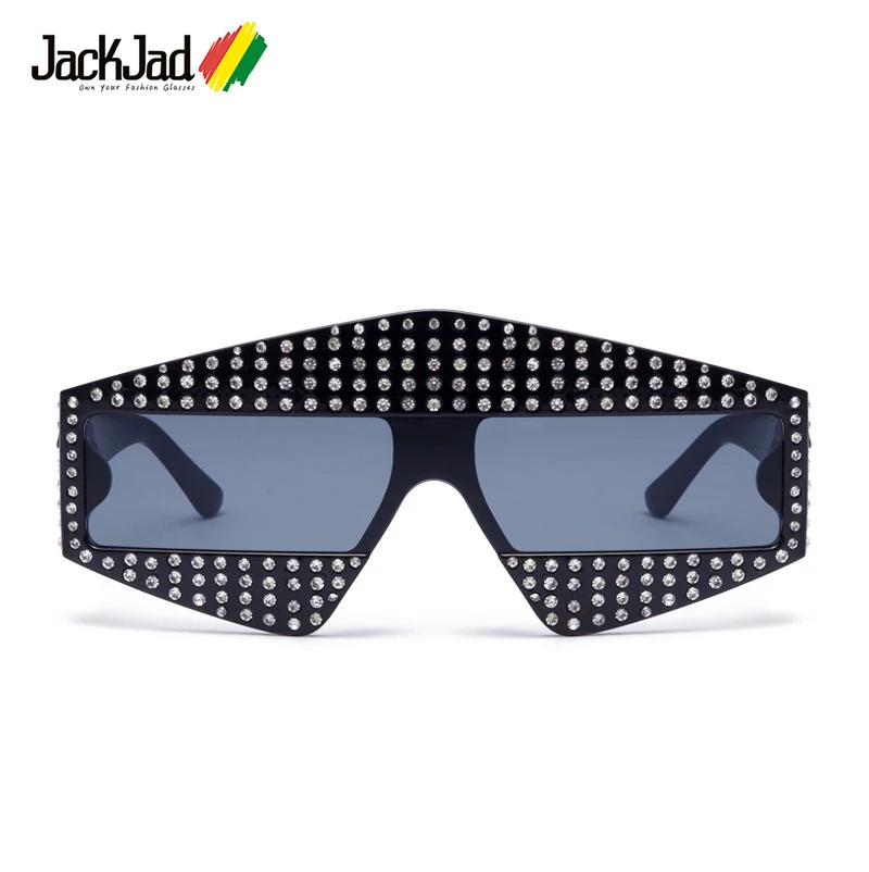 JackJad 2018 Fashion Shield Style Luxury Crystal Decoration Sunglasses Women Cat Walks Show New Sun Glasses Oculos De Sol 71509
JackJad 2018 Fashion Shield Style Luxury Crystal Decoration Sunglasses Women Cat Walks Show New Sun Glasses Oculos De Sol 71509