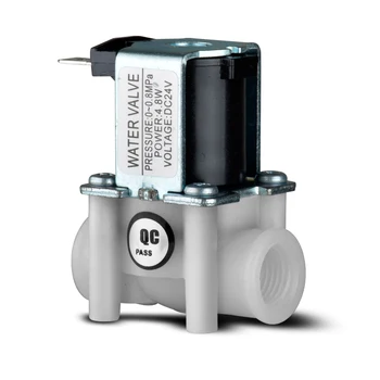 1/4"BSPP Female Nylon Plastic Electric Inlet Solenoid Valve 24VDC NC Normal Closed Drinking Water Fruit 0~0.8Mpa
1/4"BSPP Female Nylon Plastic Electric Inlet Solenoid Valve 24VDC NC Normal Closed Drinking Water Fruit 0~0.8Mpa