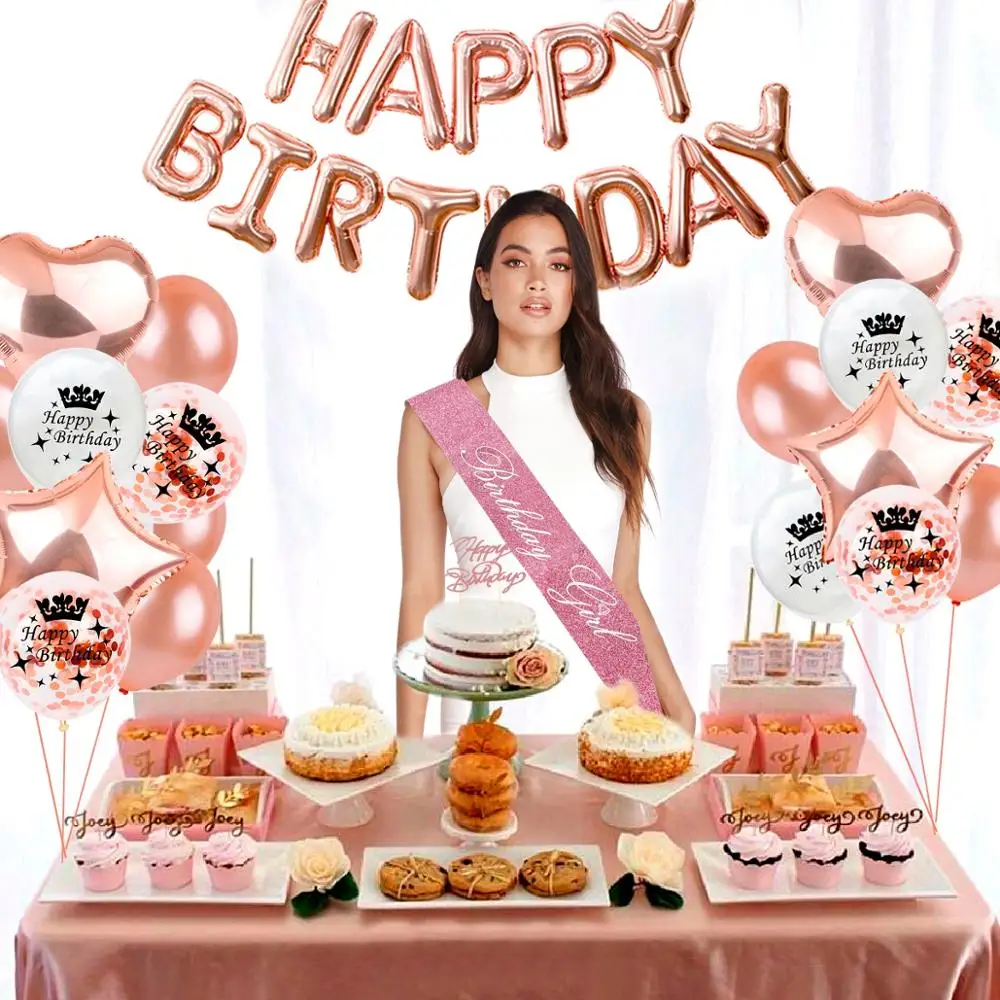 28 PCS Happy Birthday Balloons Set Champagne Balloon Birthday Baloons Birthday Party Decorations Adult Kids Foil balloons balons
28 PCS Happy Birthday Balloons Set Champagne Balloon Birthday Baloons Birthday Party Decorations Adult Kids Foil balloons balons