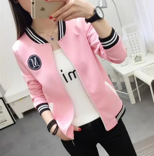 Carol Diaries Women Baseball Jacket Preppy College Jackets Plus size M-5XL Bomber Jacket 2018 Spring Autumn Coats Basic Outwear
Carol Diaries Women Baseball Jacket Preppy College Jackets Plus size M-5XL Bomber Jacket 2018 Spring Autumn Coats Basic Outwear