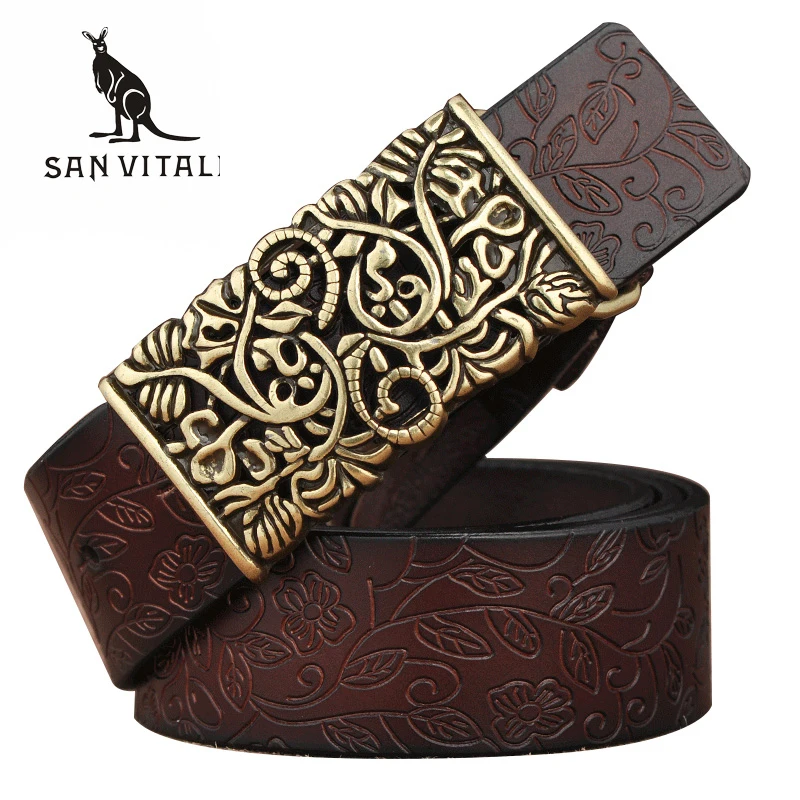 New Designer Women's Belts Fashion Genuine Leather Brand Straps Needle BuckLE Female Waistband Buckles Fancy Vintage for Jeans
New Designer Women's Belts Fashion Genuine Leather Brand Straps Needle BuckLE Female Waistband Buckles Fancy Vintage for Jeans