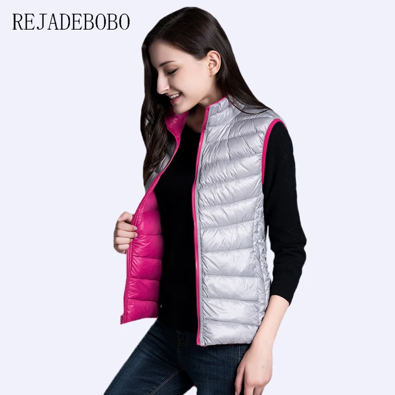 Down jacket women short large size double-sided vest women vest solid color self-cultivation women coats 2018 autumn winter
Down jacket women short large size double-sided vest women vest solid color self-cultivation women coats 2018 autumn winter