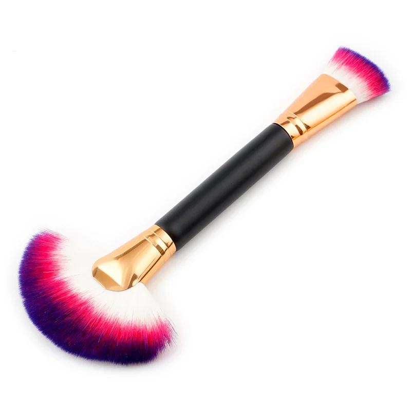 GUJHUI 1pc Fan Shapes Brush Brush Blush Powder Blending Crease Flattop Double-end Colorful Hair Cosmetic Beauty Make Up Brush
GUJHUI 1pc Fan Shapes Brush Brush Blush Powder Blending Crease Flattop Double-end Colorful Hair Cosmetic Beauty Make Up Brush