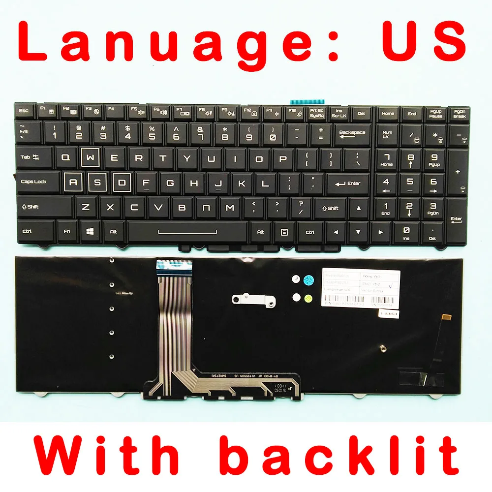New Original keyboard for CLEVO P775DM P751ZM P870 P770 P870DM3 P750ZM P771ZM P870ZM P750DM P870DM P750ZM-G P750ZM P751ZM US
New Original keyboard for CLEVO P775DM P751ZM P870 P770 P870DM3 P750ZM P771ZM P870ZM P750DM P870DM P750ZM-G P750ZM P751ZM US