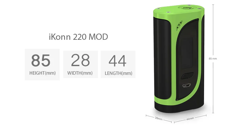 220W Eleaf iKonn 220 Box MOD W/O Battery