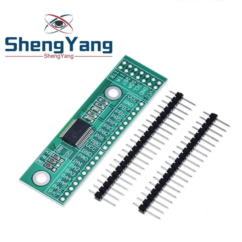MCP23017 I2C Interface 16bit I/O Extension Module Pin Board IIC to GIPO Converter 25mA1 Drive Power Supply for Arduino and C51
MCP23017 I2C Interface 16bit I/O Extension Module Pin Board IIC to GIPO Converter 25mA1 Drive Power Supply for Arduino and C51