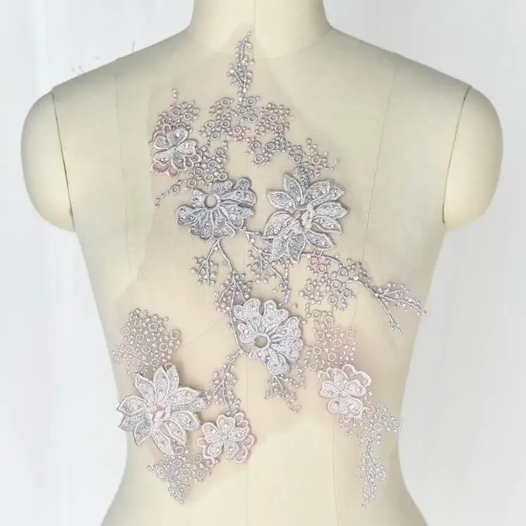 1 Piece High Quality 37*25cm Luxury Rhinestone Lace Collar Flower Bridal Wedding Dress Lace Applique Clothing Accessories
1 Piece High Quality 37*25cm Luxury Rhinestone Lace Collar Flower Bridal Wedding Dress Lace Applique Clothing Accessories