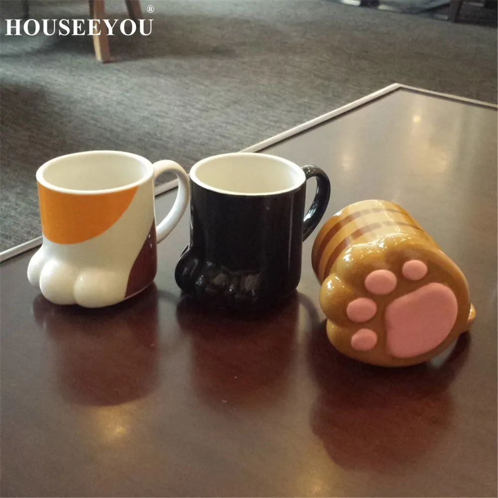 Porcelain Cat Paw Mugs Cat Paw Inspired Kitchenware Utensils Kitten Paw Mug Cup with Spoon for Home Office Bar Drinking Tools
Porcelain Cat Paw Mugs Cat Paw Inspired Kitchenware Utensils Kitten Paw Mug Cup with Spoon for Home Office Bar Drinking Tools