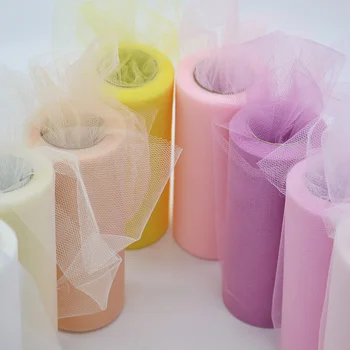25Yards/Lot 6inch Tissue Tulle Roll Wedding Decoration Tutu Spool Craft Birthday Party Baby Shower Wedding Decor Supplies
25Yards/Lot 6inch Tissue Tulle Roll Wedding Decoration Tutu Spool Craft Birthday Party Baby Shower Wedding Decor Supplies