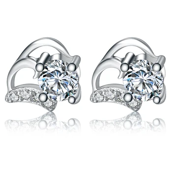 Genuine Silver Wedding Earrings Stud Wholesale Jewelry Women 18K White Gold Plated Zircon Zircon Earrings Stud S925 Female Gift
Genuine Silver Wedding Earrings Stud Wholesale Jewelry Women 18K White Gold Plated Zircon Zircon Earrings Stud S925 Female Gift