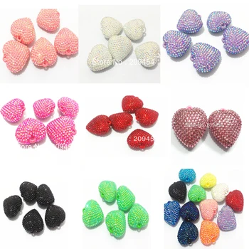 (Choose Color First) 42mm 20pcs/bag Resin Rhinestone Heart Pendant For Valentine's Day Jewelry Make
(Choose Color First) 42mm 20pcs/bag Resin Rhinestone Heart Pendant For Valentine's Day Jewelry Make