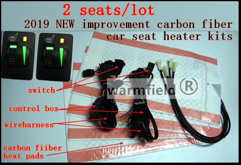 2 pcs/lot,12V,carbon fiber car seat heater for Toyato prado/Camry/REIZ/Highland/Carola car heater
2 pcs/lot,12V,carbon fiber car seat heater for Toyato prado/Camry/REIZ/Highland/Carola car heater