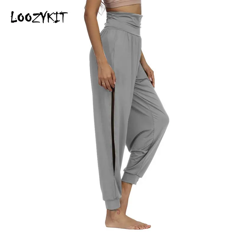 LOOZYKIT 2019 Women's Loose Pants Side Slit Wide Leg Pants Solid Soft Elastic Waistband Fitness Yoga Dance Casual Trousers
LOOZYKIT 2019 Women's Loose Pants Side Slit Wide Leg Pants Solid Soft Elastic Waistband Fitness Yoga Dance Casual Trousers